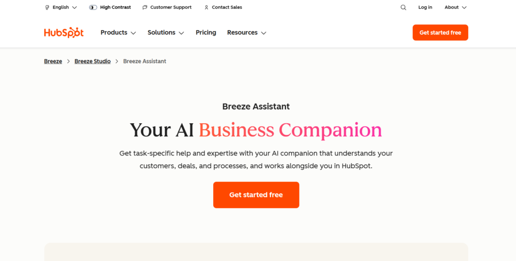 HubSpot's AI Assistant