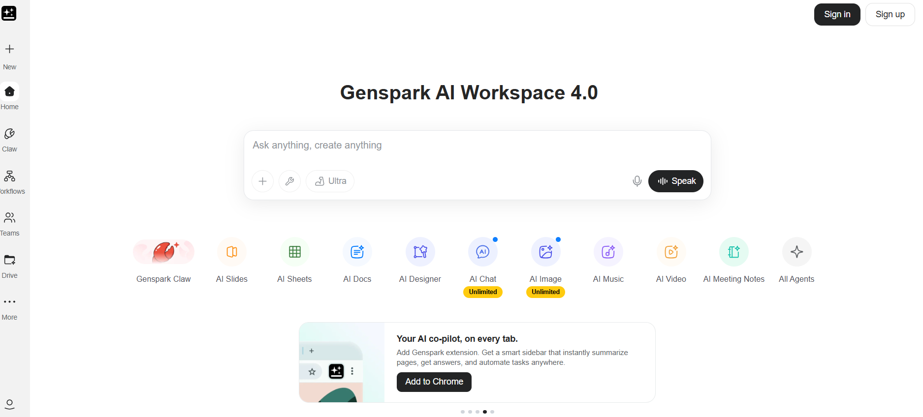 Genspark AI - AI Workspace
